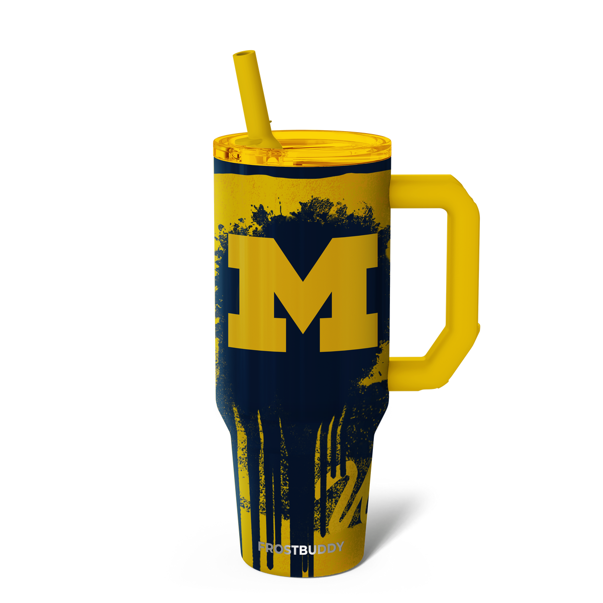 Thicc Buddy 40oz | Michigan Wolverines | Drip image 1
